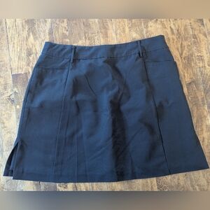 Allyson Whitmore Elegant Black A-Line Golf Skort - Women's 16